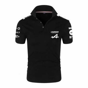 メンズTシャツF1ドライバーFernando Alonso Team Polo Male/女性シャツと半袖