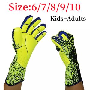 Sports Gloves Professional Football Goalkeeper Soccer Gloves Latex Thickened Protection Adults Goalkeeper Soccer Sports Football Goalie Gloves 221026