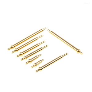 Accessori per l'illuminazione 10 pezzi connettore Pogo Pin caricato a molla 11,5 12 13 15 16 17 18 20,5 mm di altezza fori passanti singoli PCB verticale dritto