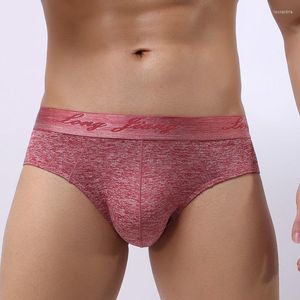 Mutande 3Pcs Solid Mutandine da uomo Simple Soft Man Plus Size Boxer Slip traspiranti Mens Sexy Underwear 2022 Shorts