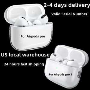 W przypadku Apple Airpods Pro Akcesoria słuchawkowe AirPods nd Generation Transpirunt TPU Silikon Słuchawki Ochrata słuchawkowa Apple bezprzewodowe pudełko wodoodporne