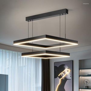 Żyrandole Nowoczesne nordyckie żyrandol sufit salonu domowe stoliki jadalniowe LED Lighting Lights Designer Minimalistyczne urządzenia