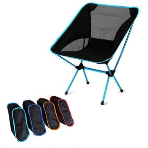 L￤germ￶bler l￥g rygg vikbar stol aluminiumlegering b￤rbar utomhus campingstolar 600d polyester tyg bbq fiske ultraljus