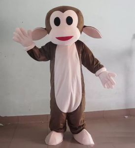 Traje de mascote de macaco quente de alta qualidade para adultos usarem para venda