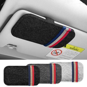 Interiörstillbehör Bil Sun Visor Glasögon Klipp Solglasögon Holvarförvaringsväska för Mini Cooper S F54 F55 F56 F60 R55 R56 R60