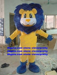 Mascote de mascote de leão amarelo mascotte leone Simba Simbalion