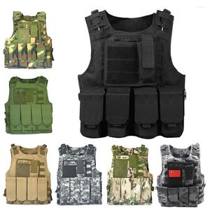 Jaquetas de caça Equipamento tático Porta-placas Colete Equipamento militar de paintball Combate ao ar livre Armadura corporal Molle Assault Coletes CS