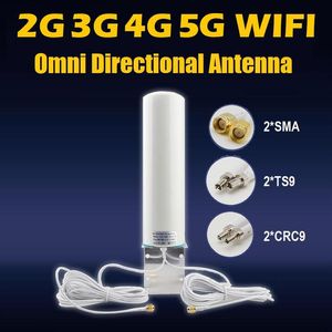 3G 4G 5G WiFi 12DBI LTE MIMO OMNI Richtungsantenne SMA CRC9 TS9 -Stecker 700 2600 MHz f￼r Huawei -Router E3372 B315 B890 B310220C