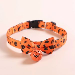 Party Pet Collar Festival Dog Collar Cartoon Pumpkin Shape Bell Decoration