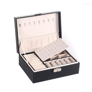 Jewelry Pouches 2022 Packaging Box / Ring Display Storage Wholesale And Retail High-end Leather