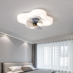 Chandeliers 110V 220V Modern LED Chandelier Lighting For Living Room Bedroom Kids Baby Rooms Nordic Pendant Ceiling Fans Lights