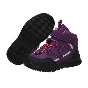 Botlar Sonbahar ve Kış Çocuk Yürüyüş Ayakkabıları Kızların Sıradan Sıcak Spor Ayakkabıları Erkekler Slip Dışı Açık Yürüyüş Botları L221011
