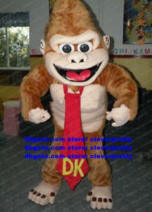 Maskot Kostüm Kahverengi Kong Kim Vajra Kingkong Orangutan Maymun Yetişkin Karikatür Karakter Kıyafet Suit Veda Yemeği Moda Promosyon No.4813