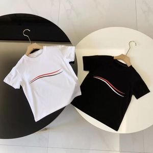 Camisetas infantis para família roupas combinando camisetas de verão tops roupas para meninos e meninas roupas de letras respiráveis camisetas femininas 20 estilos tamanho 90-150