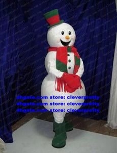 White Yeti Snowman Snow Man Mascot Costume Mascotte Adult Cartoon Character Outfit Suit Company Celebration Conference Presentation No.195