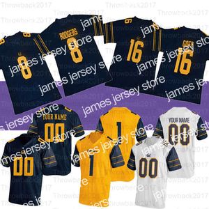 Custom California College Footbalt Jerseys 8 Aaron Rodgers 10 Marshawn Lyn