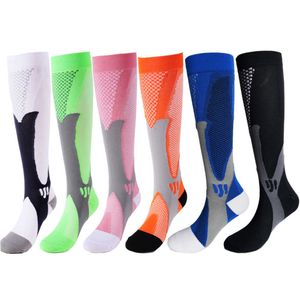 Sports Socks Niwe Compression Football Dij Golfs Varicose Venes Long Tube Unisex Outdoor Nursing for Men Women L221026