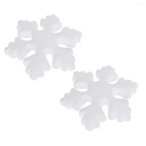 Christmas Decorations 8pcs Snowflake Decor Simulate Delicate Ornaments Props For Shopping Mall