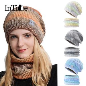 Beanie / Skull Caps Cappello lavorato a maglia unisex antivento invernale addensare caldo doppio lato indossabile berretto di lana moda conciso all'aperto scaldatesta senza tesa T221020