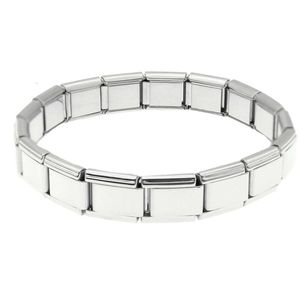 Italian Link Stainls Steel Modular Bracelets 18pcs Links Italian Charm Bracelet287W