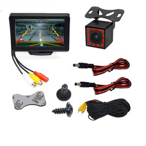 Parking Backup Car Monitor 4.3 inch Screen for Rear View Reverse Camera TFT LCD Display HD Digital Color 4.3 Inch PAL NTSC