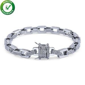 Luxusdesigner Schmuck Frauen Armbänder Herren Gold Armbänder Hip Hop Diamond Pandora Stil Charmalm Bracelet Liebe Kubanische Verbindung Kette Bänbchen 293g