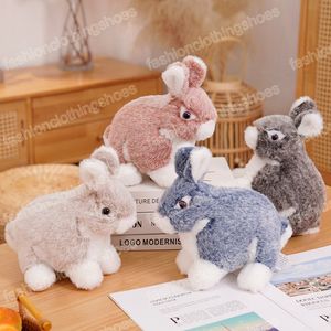 23cm Kawaii Simulazione Coniglio Peluche Realistico Morbido Peluche Regali per bambole per bambini Decorazioni per la casa