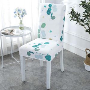 椅子カバーストレッチテーブルとセットクロスレストランの印刷された椅子でシンプルなモダンなエルシートをカバー