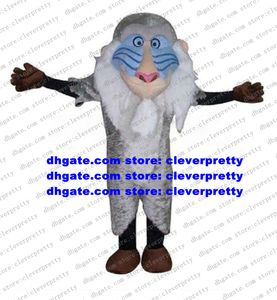 Brown Rafiki Mandrill Monkey Lion King Costume della mascotte Personaggio dei cartoni animati per adulti Outfit Suit Compleanno Congratulazioni Costumi anime No.4302