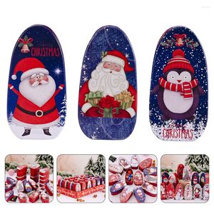 Gift Wrap Box Candy Tin Cookie Container Packing Metal Wrapping Adorable Packaging Storage Containers