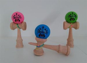 200 st nya PU Paint Tips Ball Kendama Toy Professional Game Top Quality Dragon Face Two Side3507942