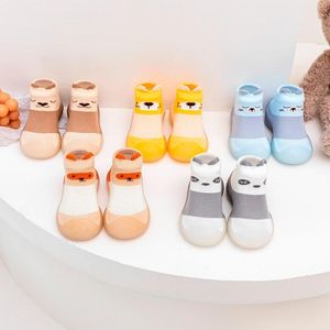 First Walkers Infant Toddler Shoes Summer Autumn Comfortable Baby Boys Girls Sneakers Cute Cartoon Pattern Mesh Breathable Kids Floor Socks