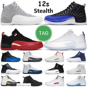 12s Mens Basketball Shoes Stealth 12 Retro Royal University Blue Dark Concord Gym Red Great Game The Master Taxi East Air1 Jordas 4 Jordeon