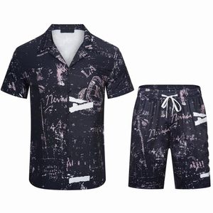 Camiseta masculina de designer de luxo masculino camiseta masculina de moda havaí camisa de seda floral de lazer