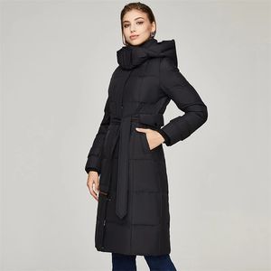 Designer de inverno Jaqueta de moda ao ar livre algod￣o solto e quente casaco de comprimento m￩dio de comprimento