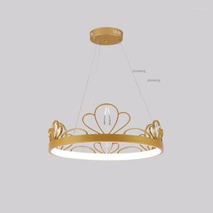 Żyrandole nowoczesna restauracja lekka luksusowa nordycka sypialnia LED żyrandol oświetlenie kuchenne Oprawy kuchenne Luster Crystal Hanging lampa