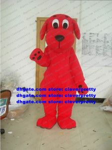 Red Doggie Clifford Dog Puppy Mascot Costume de desenho animado de desenhos animados de desenhos animados Terno Willmigerl Pinging for Hire Promocional Events No.5662