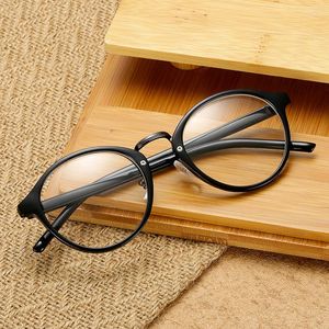 Sunglasses Frames 2022 Round Woman Anti-Blue Light Eyeglasses Men Fashion Classic Plastic Eye Glasses Vintage Transparent Eyewear Frame