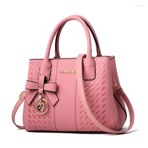 Evening Bags Autumn And Winter Bow-knot Ornaments Women's Shoulder Handbag Simple High-quality Trendy Messenger Bag