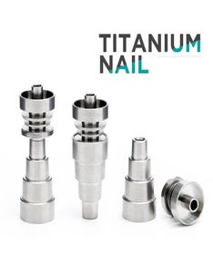 Handverktyg Metal Banger Domeless Titanium Nail 10mm 14mm Manlig Femal Joint 2 46 In 1 med 6 olika typer7593896