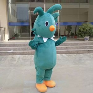 Taglia per adulti Cartoon Green Little Birds mascotte Bird Baby Costume di fantasia personalizzato kit mascotte tema costume carnevale costume