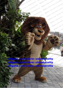 Madagascar Lion Alex Mascot Costume Adult Cartoon Character Outfit Suit Opening Reception Large-sized Good-sized zz7682