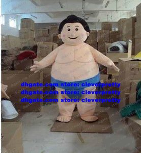 Carnatio Sumo Wrestler Costume mascotte Mascotte Uomo grasso Obeso Pudge Grasso Adulto Personaggio dei cartoni animati Vestito Completo Azienda Kick-off Fossick Per i clienti No.862