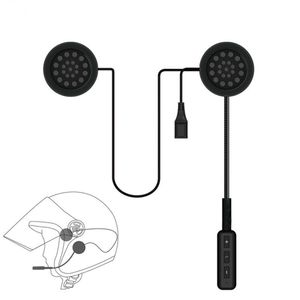 Motor Wireless Bluetooth Headset Motorcykel hjälm hörlurshögtalare Handare Hands Musik Ring Control Mic Earphone för smartphone278l