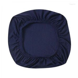 Chair Covers 2xElastic Office Seat Stretchable Slipcover Dark Blue