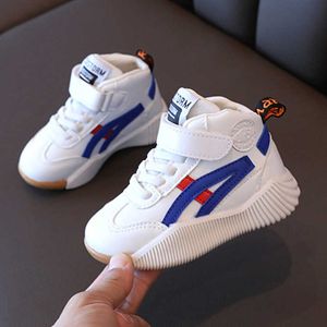 Sneakers Boys Girls Spring and Autumn Sneakers Classic Striped Rubber Soft Sole 2022 Children's Baby Fashion New Korean Fitness Run Shoes L221013