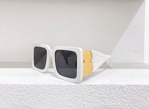 Neue Modedesign Brillendesigner Sonnenbrille für Männer und Frau Frau Sonnenbrille Heiße große, verdickte Materialrahmen coole UV400 -Schutzlinsen