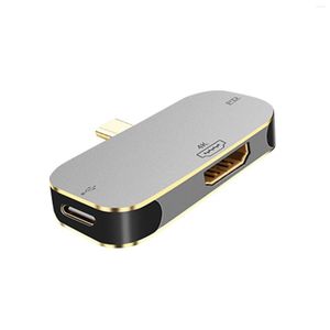 Em 1 Adaptador do tipo cubo USB C com 4K HD HDM I 60HZ Laptop Plactor de laptop 100W PD Fast Charge 2.0 para