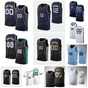 Custom Printed Draft Pick Basketball Jersey Jake 3 Laravia David Roddy Ja 12 Morant Dillon 24 Brooks Desmond 22 Bane Jaren 13 Jackson