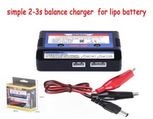 1pc LK1008D charger simple 23S Balance Charger For 74V11V LiPO Battery 2S 3S Cells RC Drone battery helicopter parts8203444